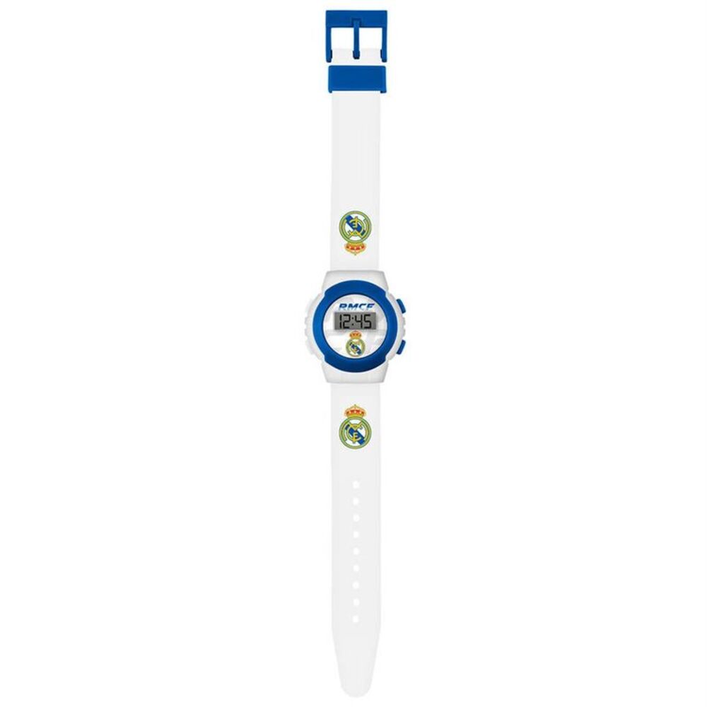 Real Madrid CF Childrens/Kids Digital Watch / White/Blue/Yellow